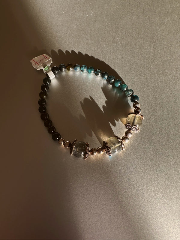 Moonstone turquoise bracelet