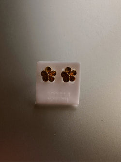 24k flower earring