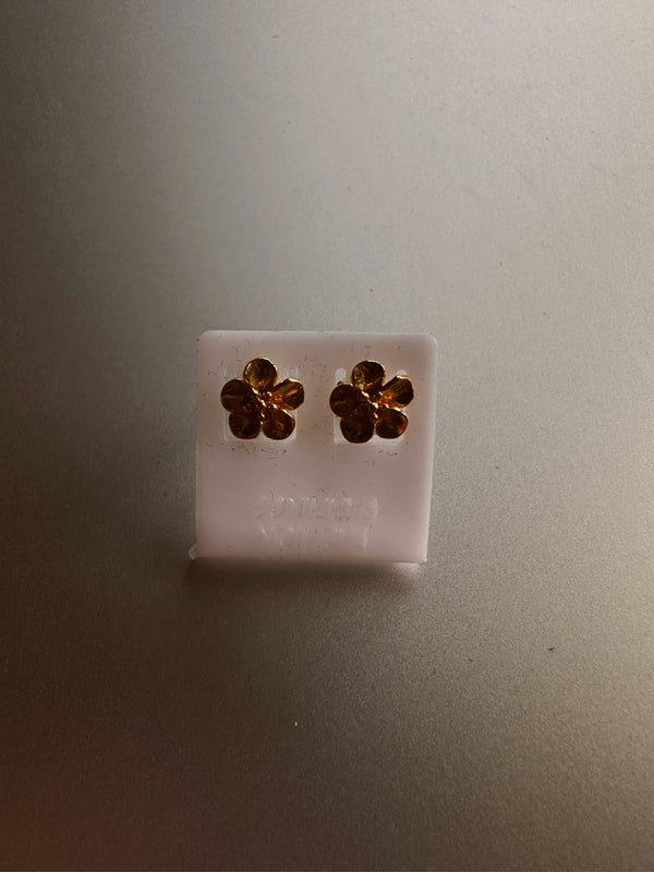 24k flower earring