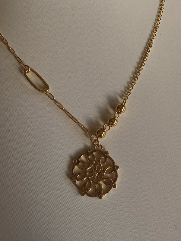 24k gold necklace pattern