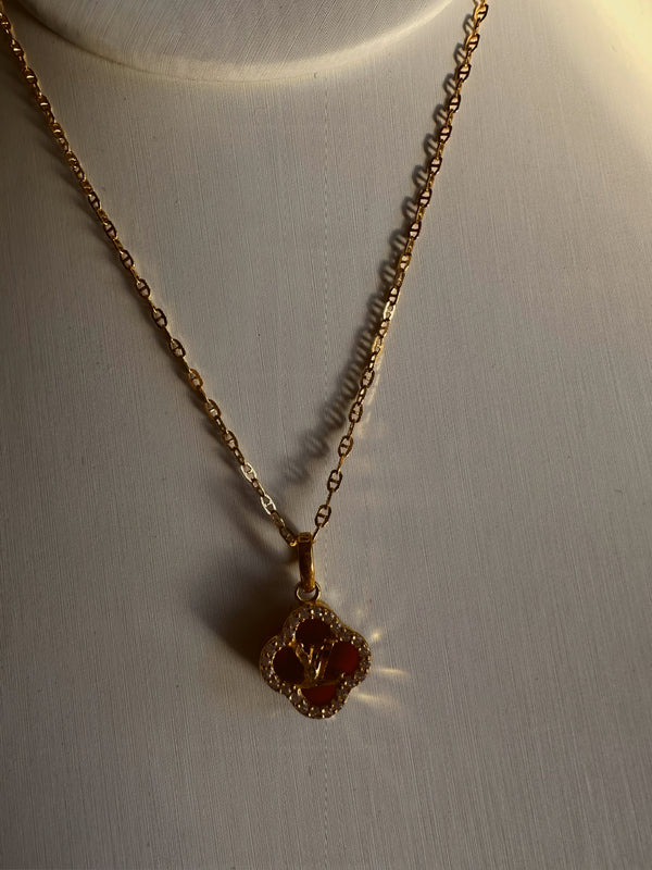 Louis vuitton 24k gold necklace