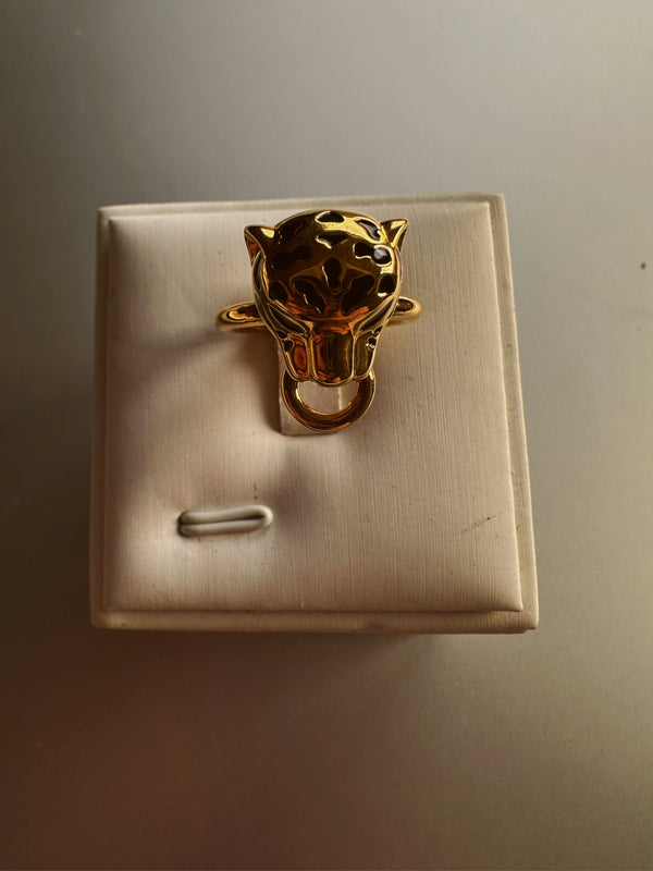 Panther 24k gold rings