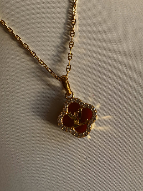 Louis vuitton 24k gold necklace