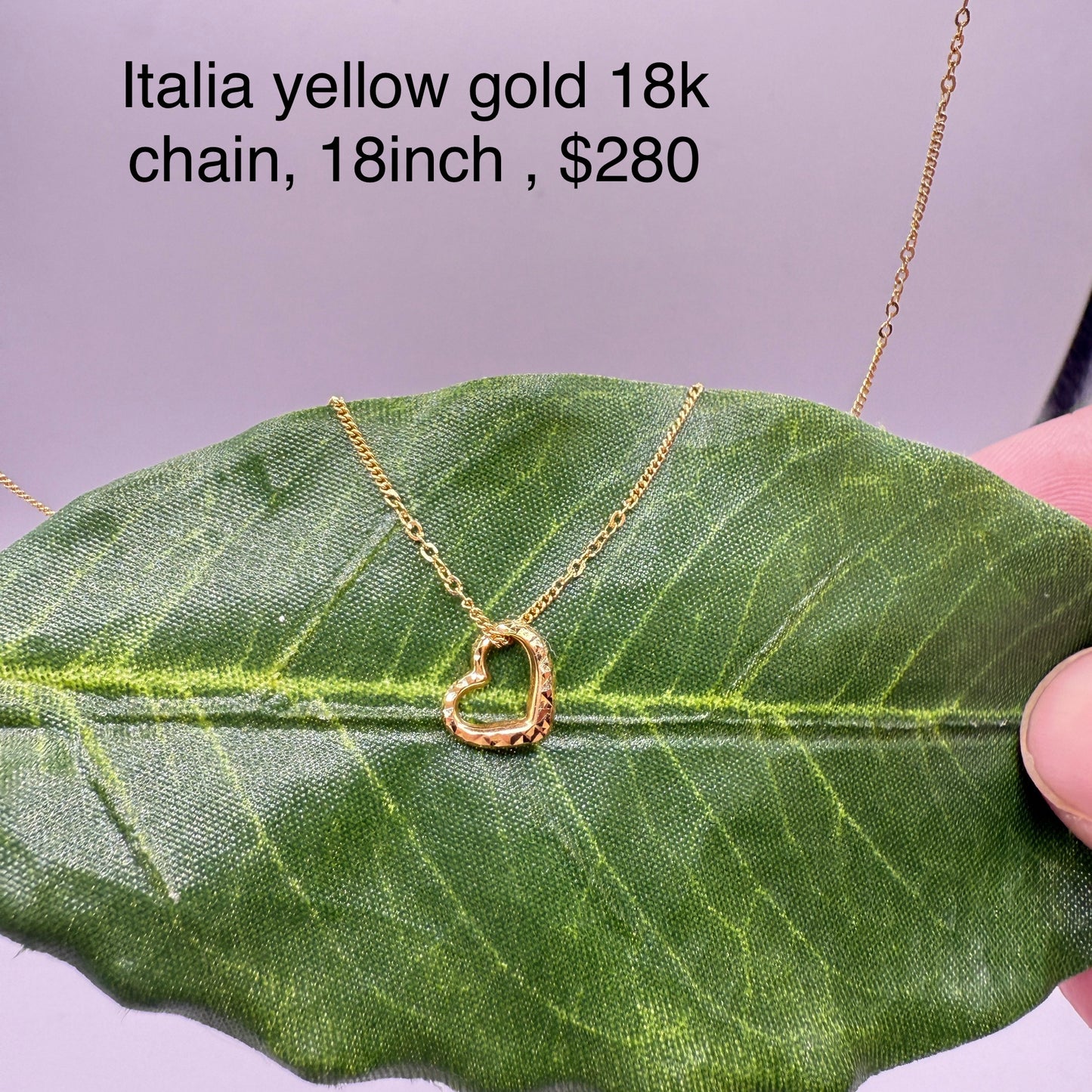 Italia yellow gold 18k