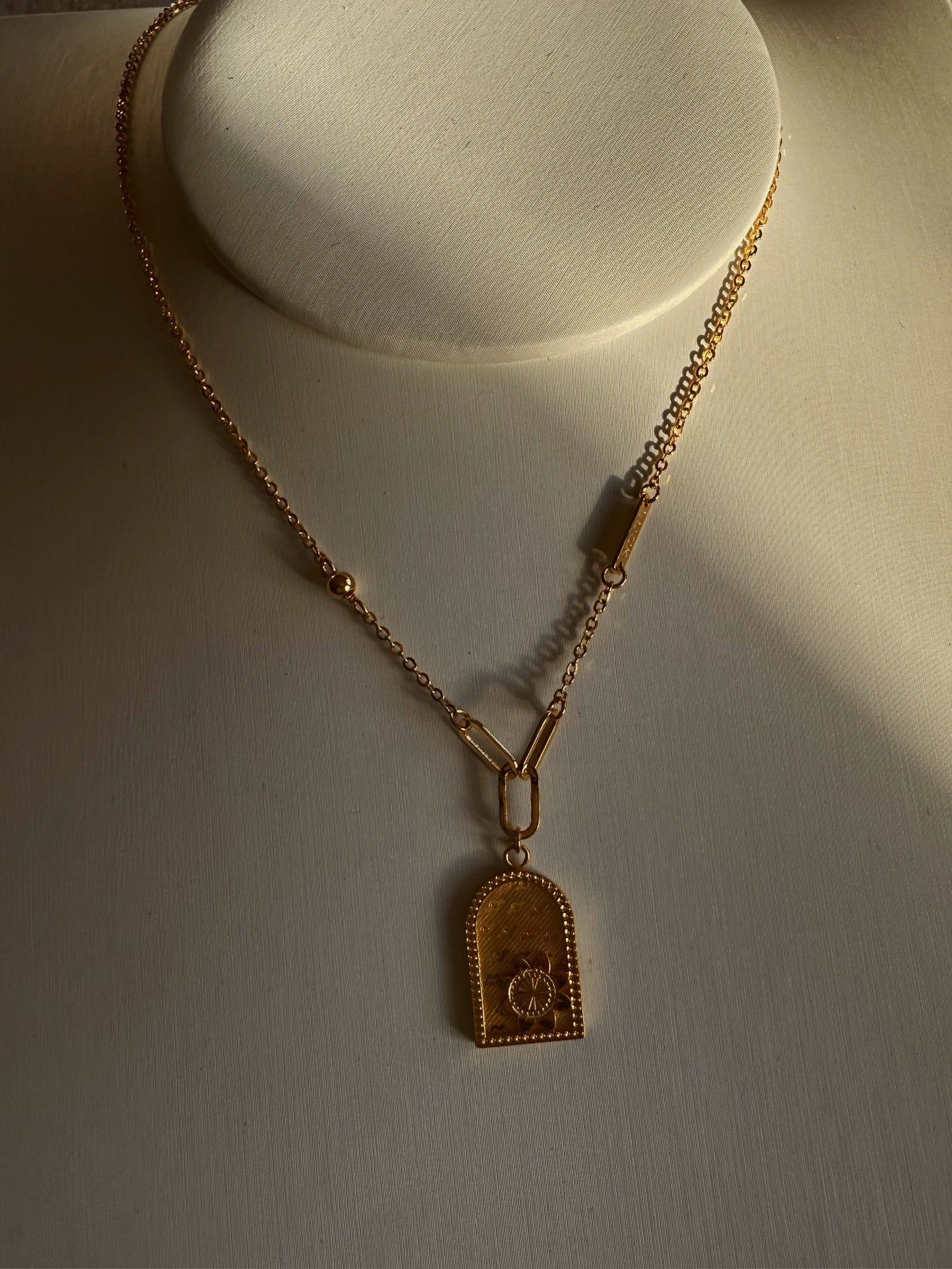 24k gold pendant