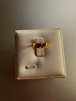 24k gold “love” rings