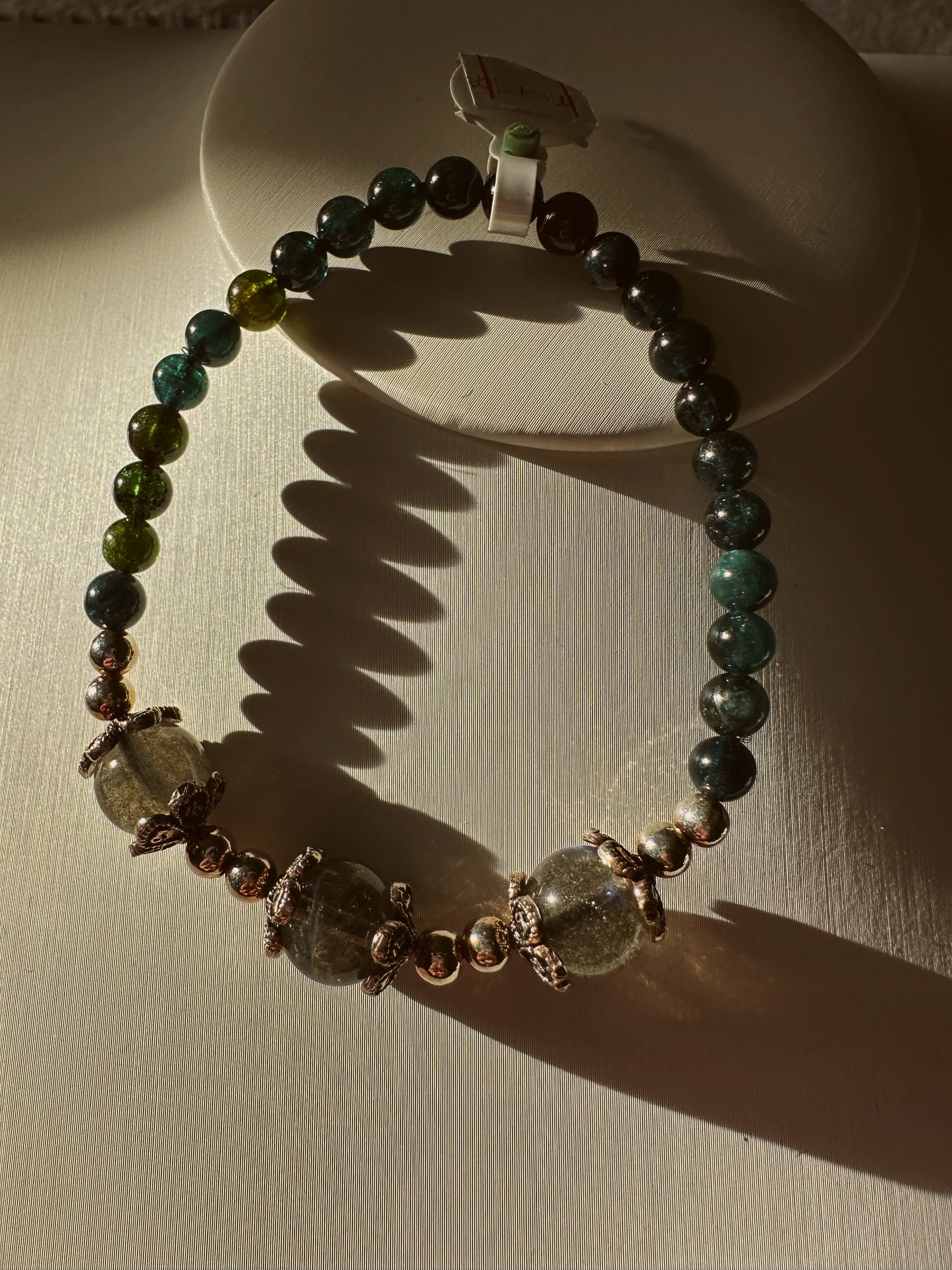 Moonstone turquoise bracelet