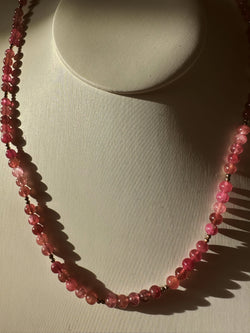 Tourmaline necklace silver 925