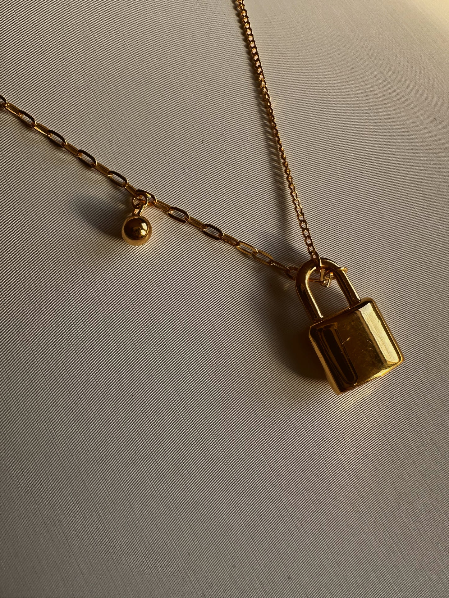 24k gold locket