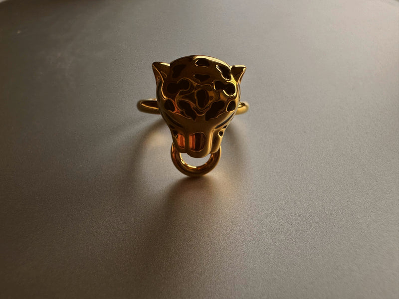 Panther 24k gold rings