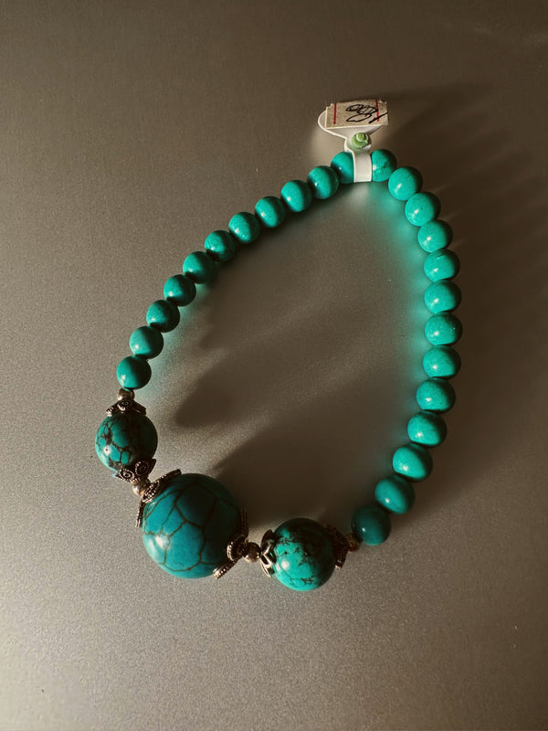 Turquoise bracelet with silver 925