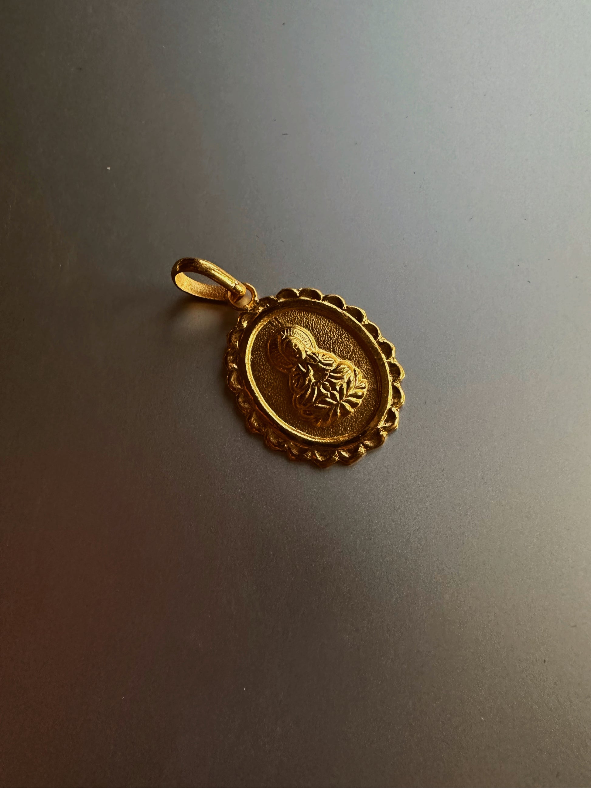 24k gold charm