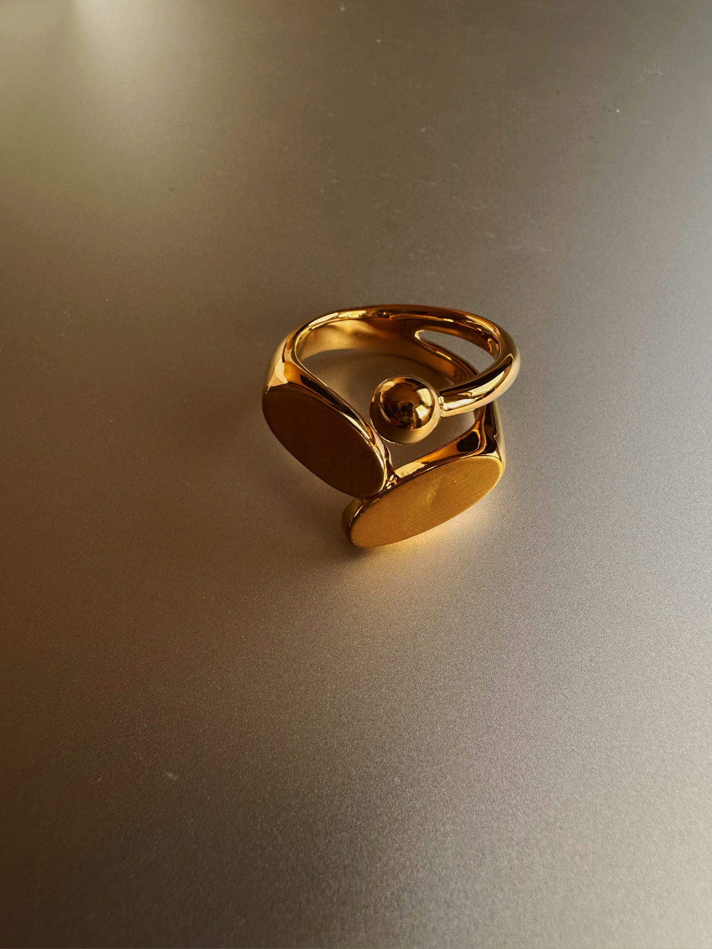 24k gold ring